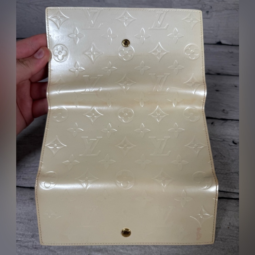Louis Vuitton Portefeuille Sarah Long Bifold Wallet monogram Vernis leather - Picture 16 of 16